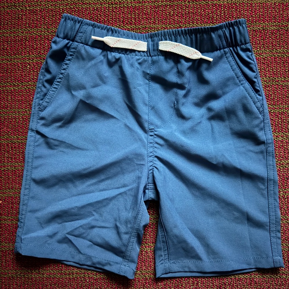 Eddie Bauer Kids Blue Pull-On Shorts with Drawstring – Size 5